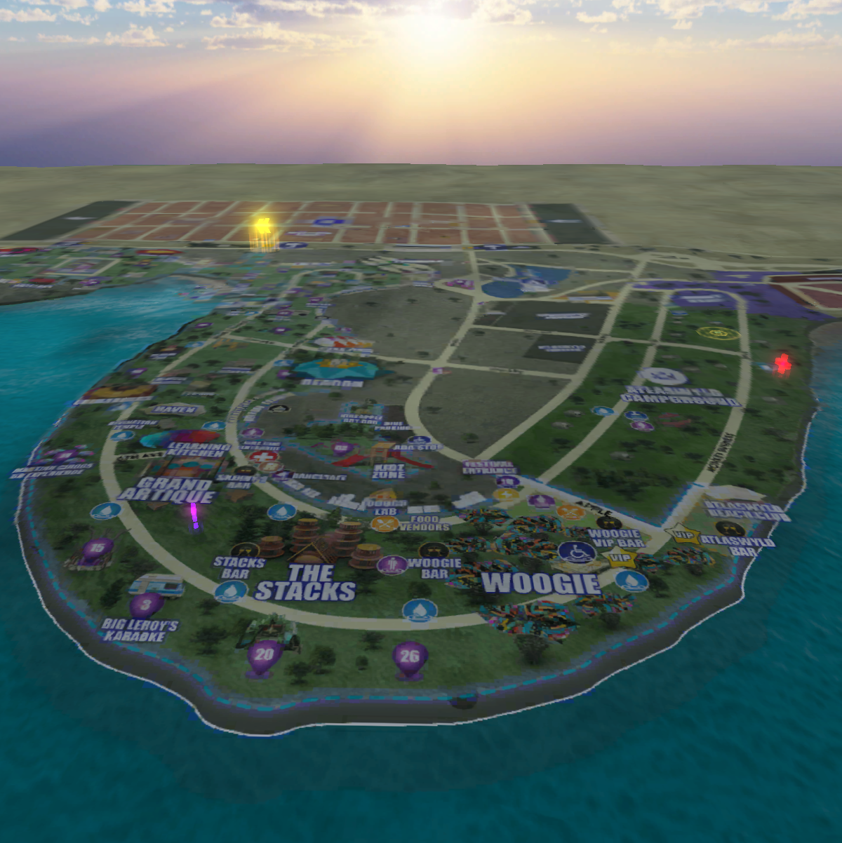 3D Event Maps